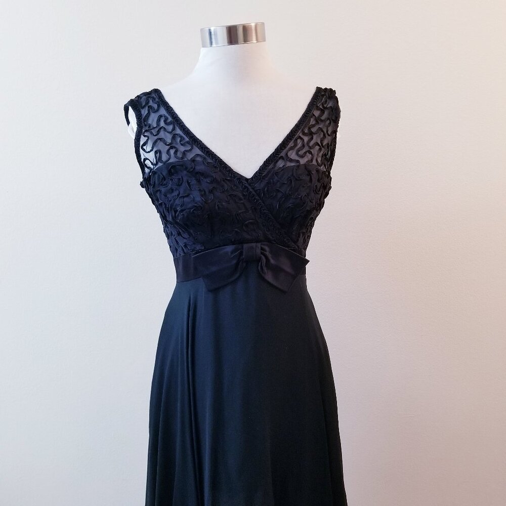 80s/90s Vintage Black Cocktail Dress